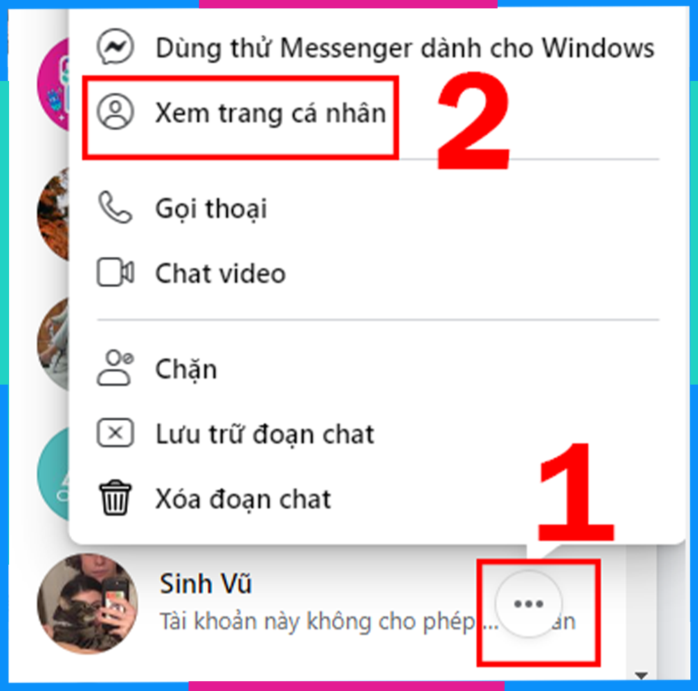 Hướng dẫn chi tiết cách xóa bạn trên Messenger thực hiện dễ dàng