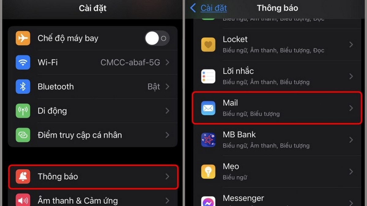 Cách xóa biểu tượng màu đỏ trên Gmail bước 1