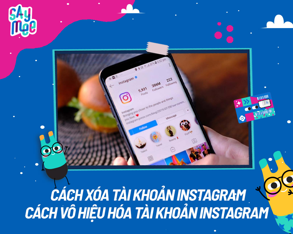 Cách xóa tài khoản Instagram