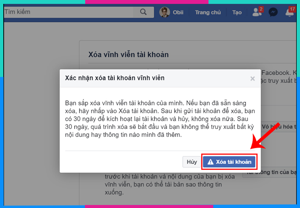 Bỏ túi cách xóa tài khoản Messenger siêu đơn giản