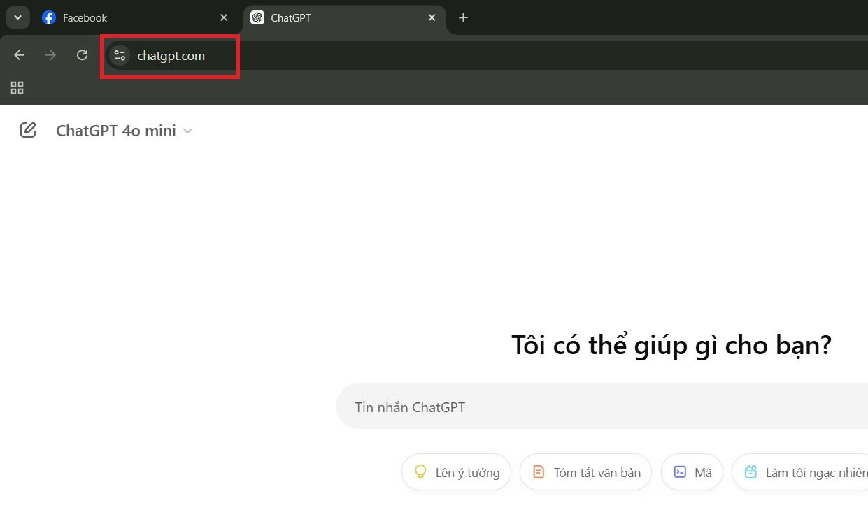 Cài đặt Chat GPT trực tiếp trên website b1
