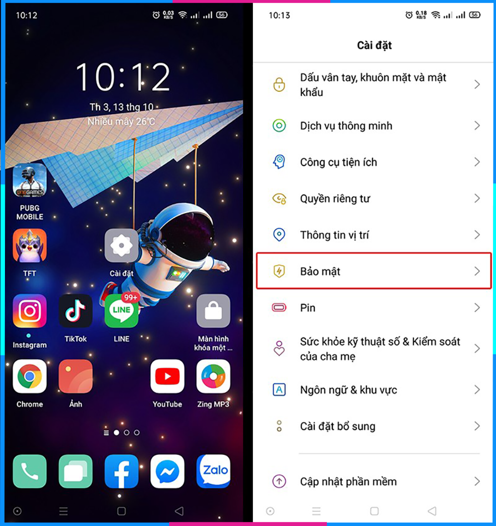 Cài mã PIN cho SIM trên Android 1