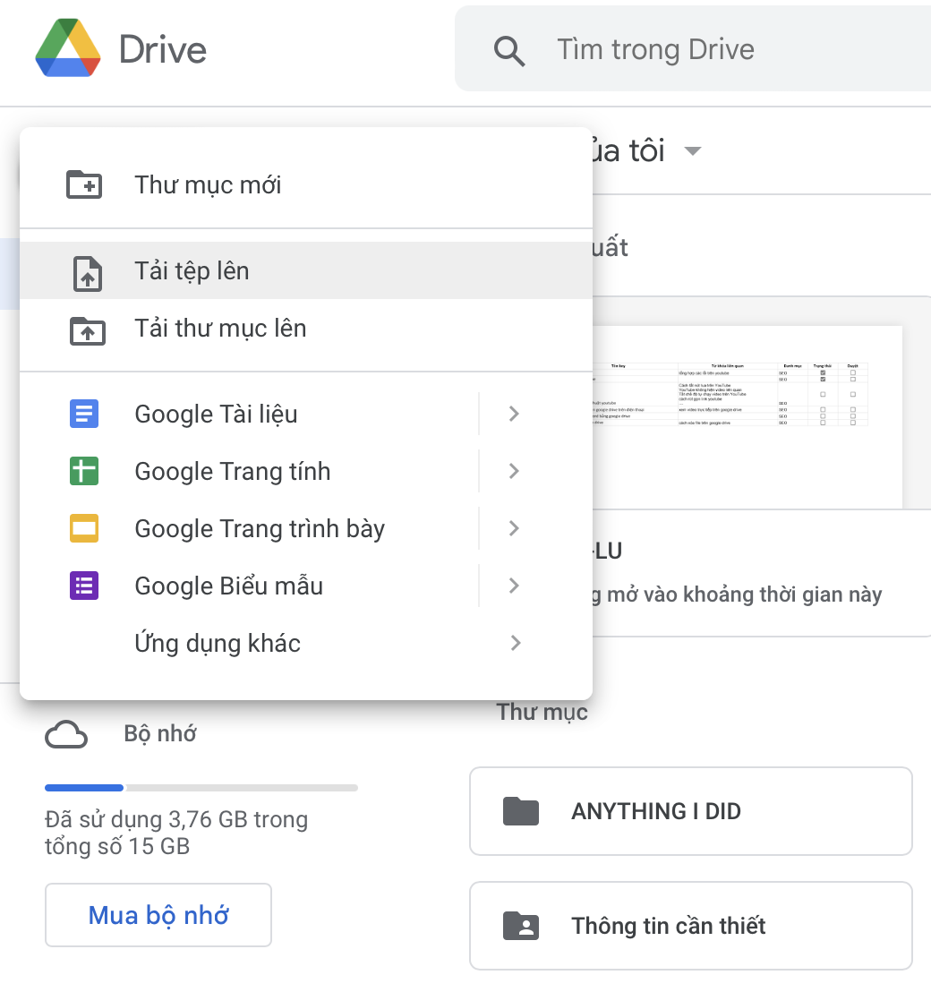 Cách chuyển file PDF sang Word trên Google Drive b2