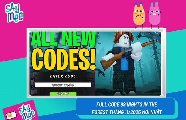 code 99 nights in the forest