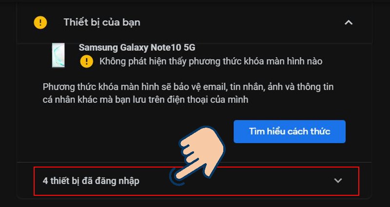 Đăng xuất Gmail từ xa trên máy tính bước 4