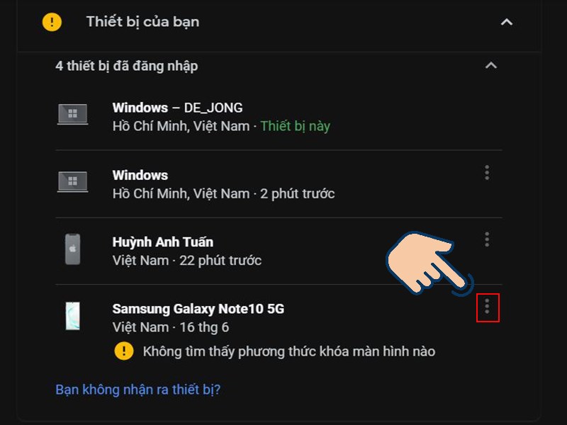 Đăng xuất Gmail từ xa trên máy tính bước 5