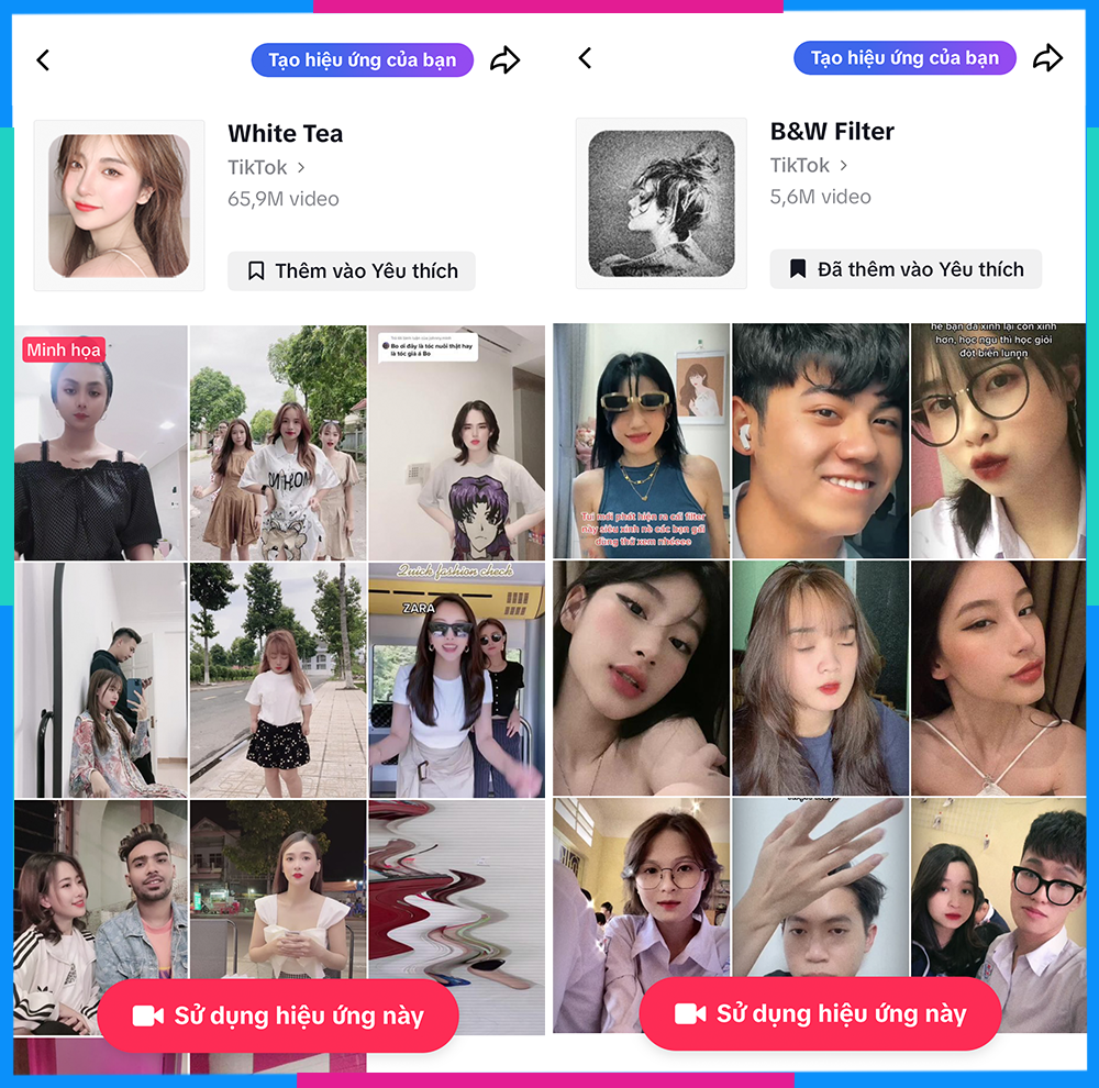 Filter Tiktok đẹp 2