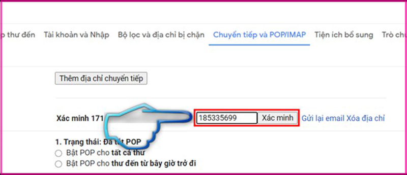 Forward toàn bộ email mới trong Gmail Bước 7