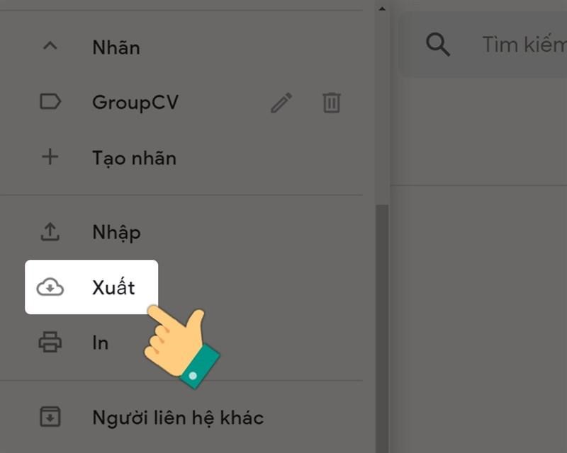 Gợi ý cách lấy danh bạ từ Gmail về máy tính bước 3