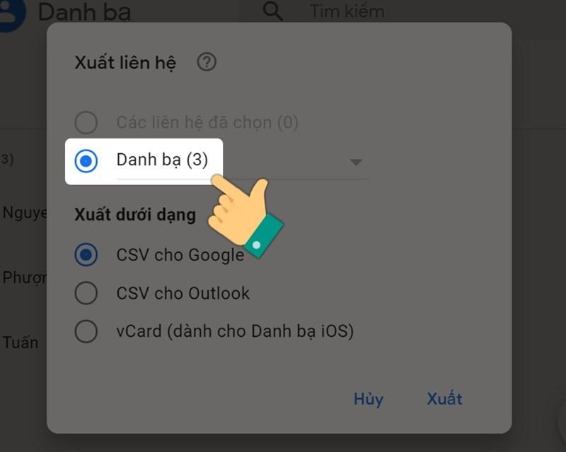 Gợi ý cách lấy danh bạ từ Gmail về máy tính bước 4