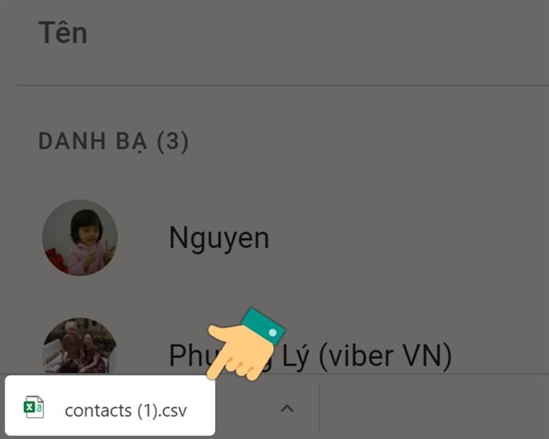 Gợi ý cách lấy danh bạ từ Gmail về máy tính bước 7