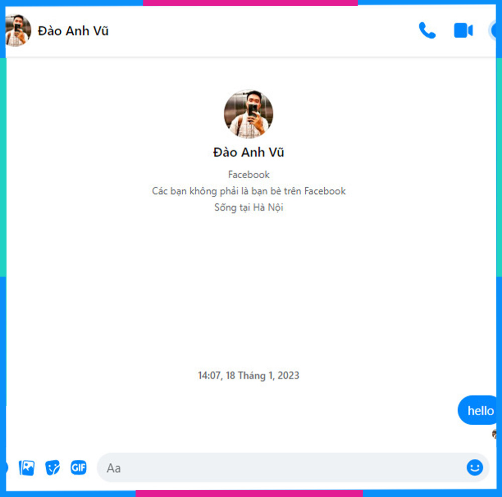 Gửi tin nhắn Facebook