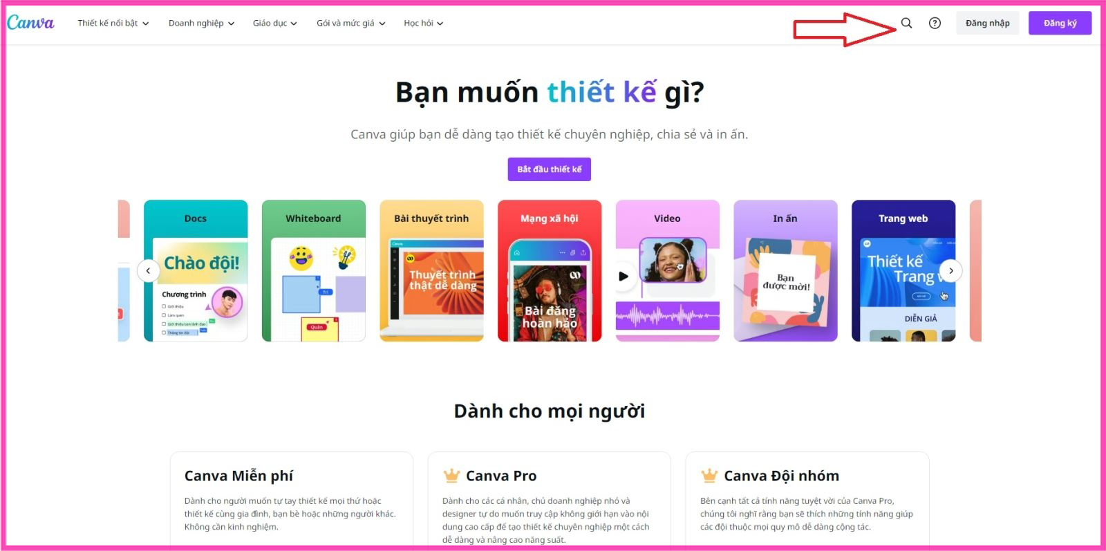 Hướng dẫn các bước làm câu hỏi trắc nghiệm trên Canva bước 1.1