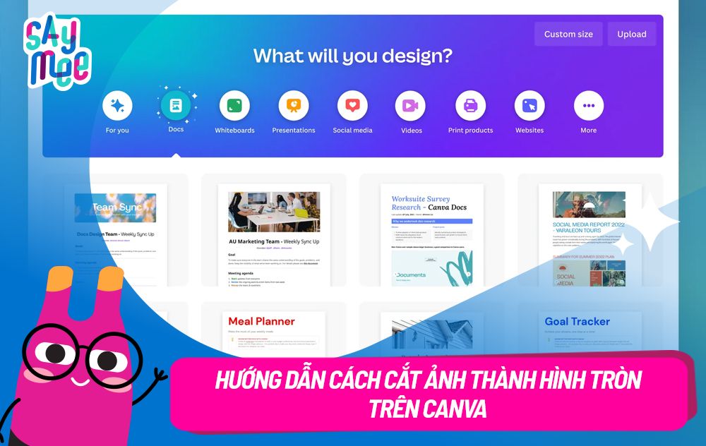 Hướng dẫn cách cắt ảnh thành hình tròn trên Canva