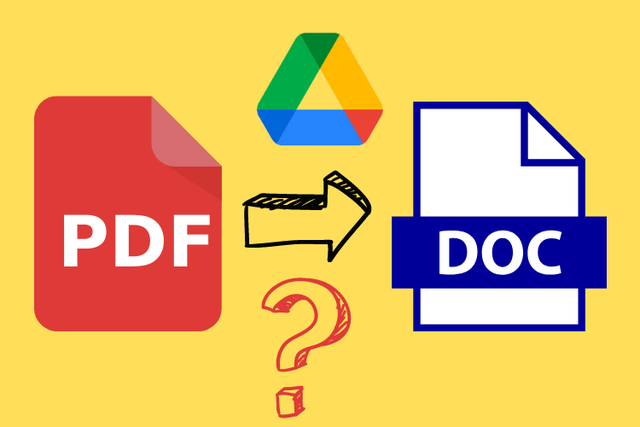 Cách chuyển file PDF sang Word trên Google Drive