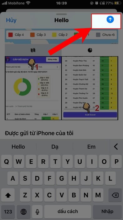 Hướng dẫn cách gửi ảnh qua Gmail bằng điện thoại Bước 4