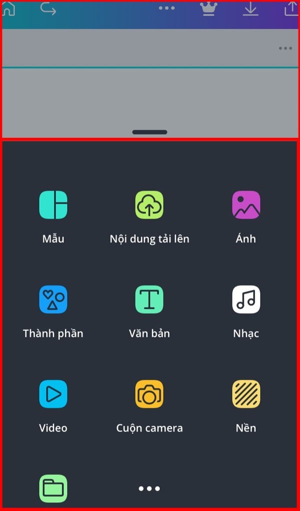 Hướng dẫn cách làm poster trên Canva trên điện thoại bước 3