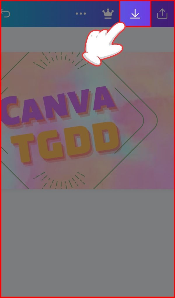 Hướng dẫn cách làm poster trên Canva trên điện thoại bước 4