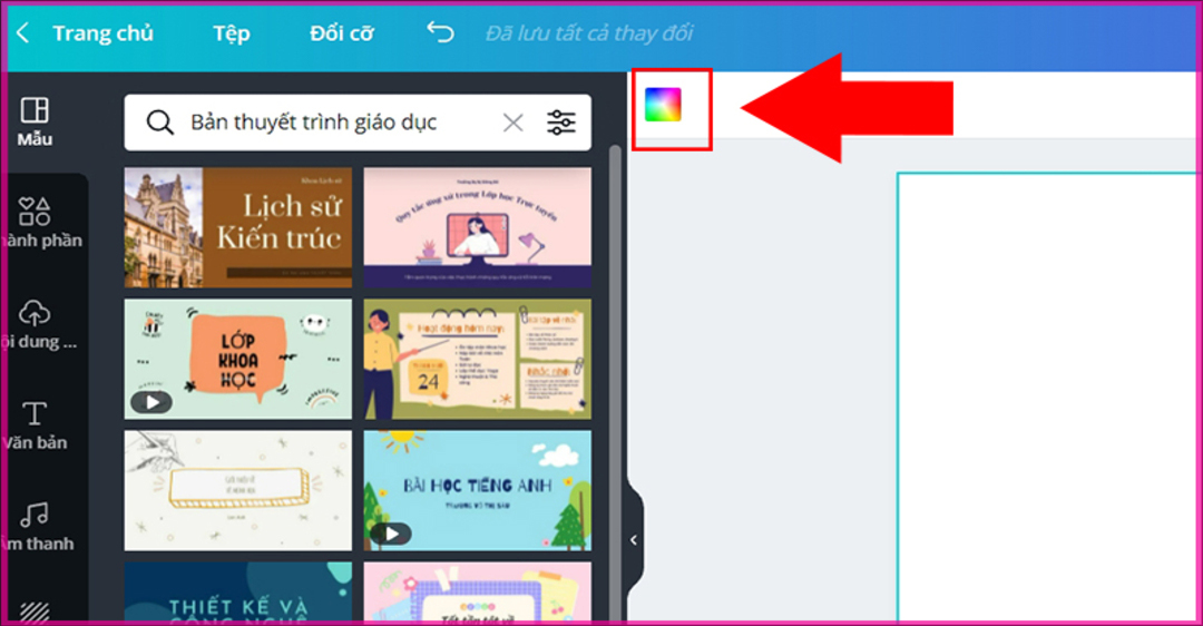 Hướng dẫn cách làm slide trên Canva theo mẫu chuyên nghiệp bước 5
