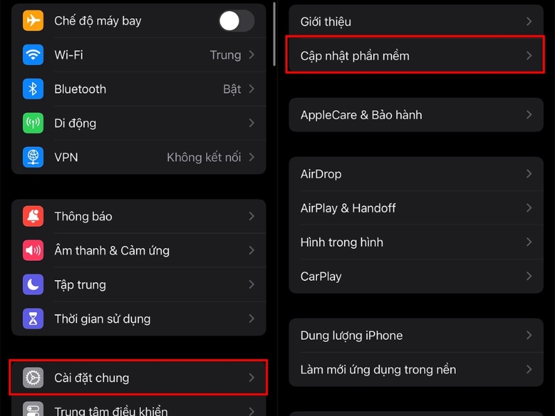 Hướng dẫn cách cập nhật iOS 26 bước 1