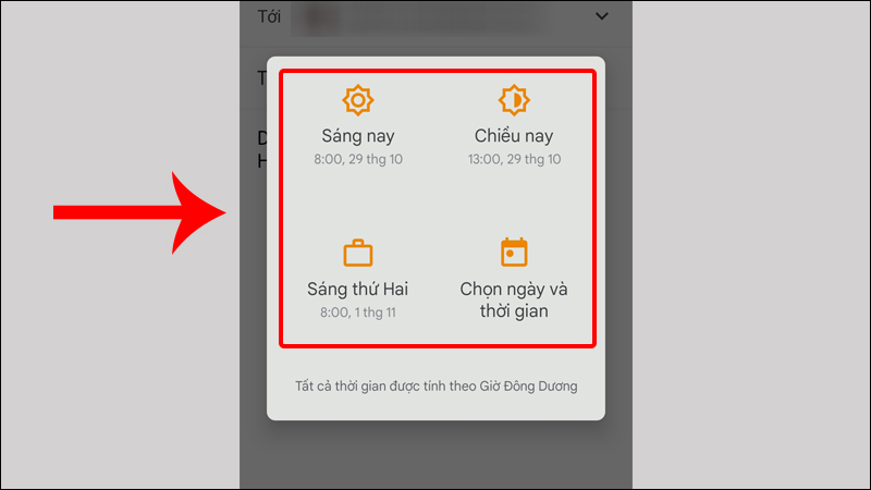 Hướng dẫn lên lịch hẹn giờ gửi mail trong Gmail trên điện thoại bước 3