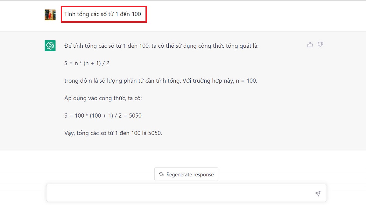 cách sử dụng Chat GPT để giải bài toán