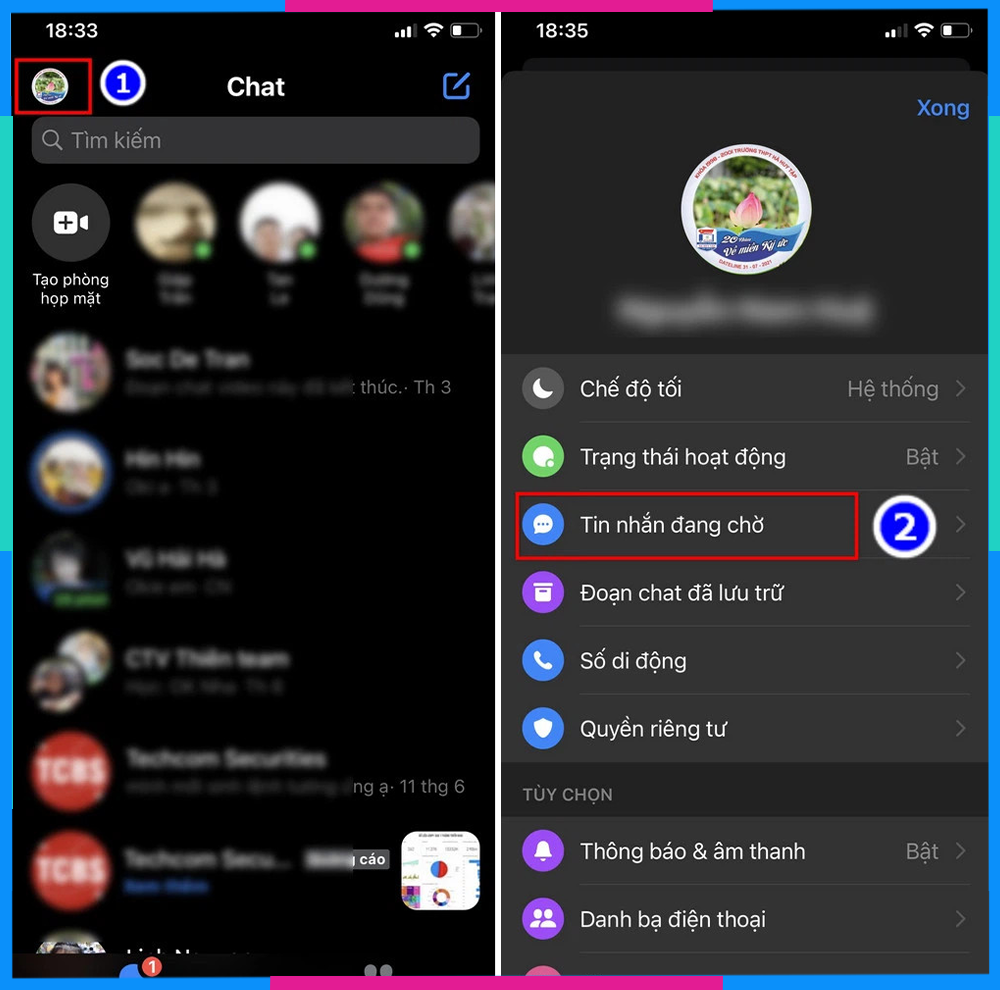 Cách ẩn tin nhắn Messenger và hướng dẫn xem tin nhắn bị ẩn trên Messenger