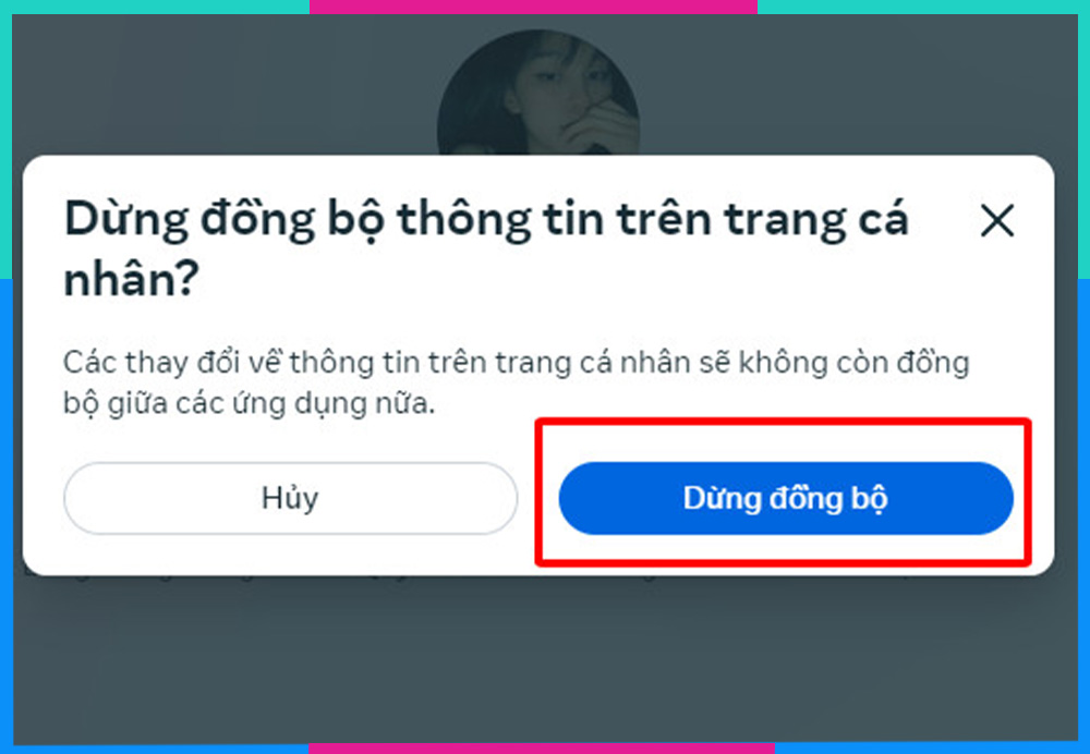 Hủy liên kết Instagram với Facebook trên máy tính B10