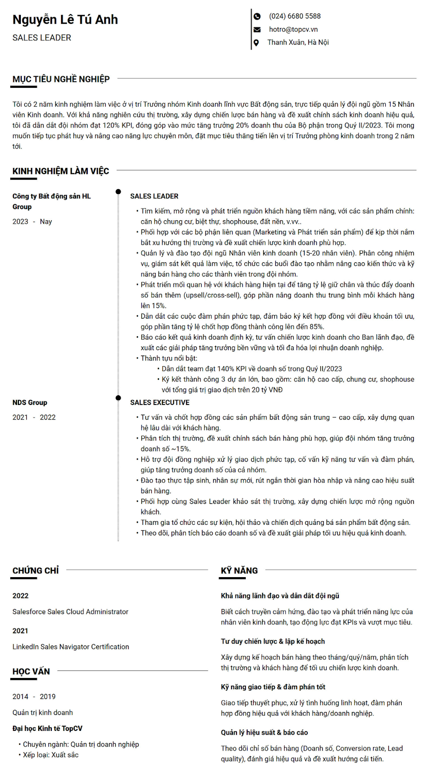 mẫu cv ấn tượng
