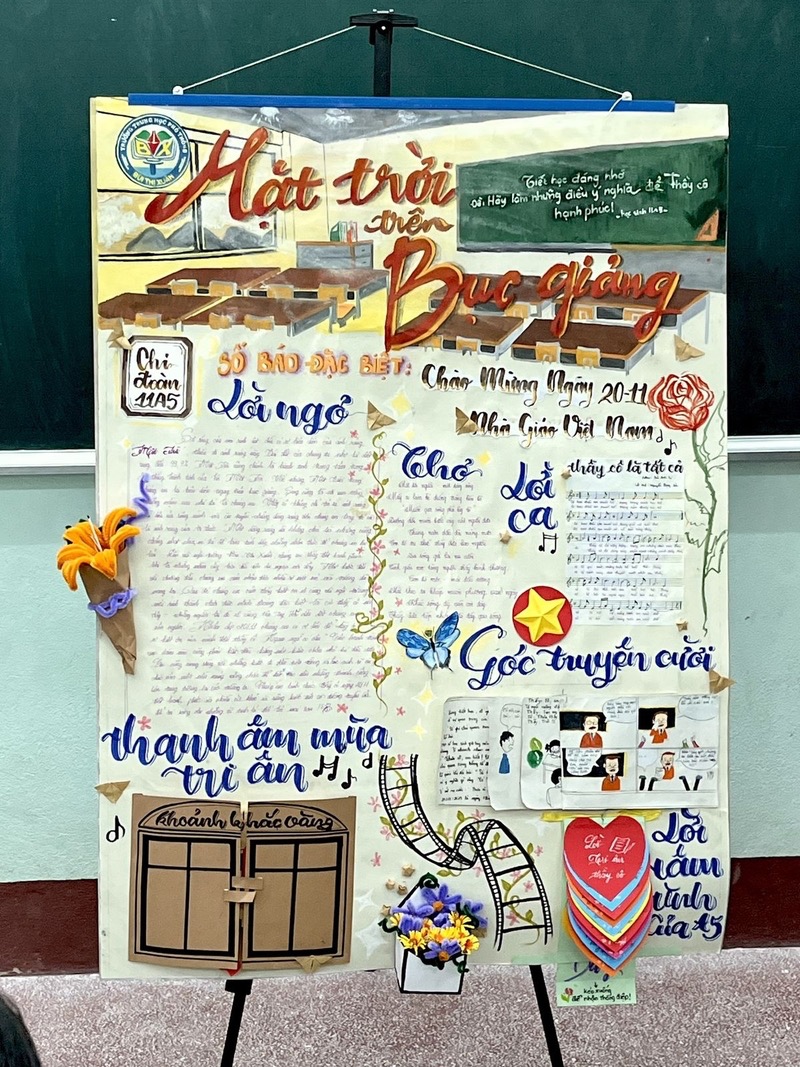 Báo tường 20/11 ảnh 8