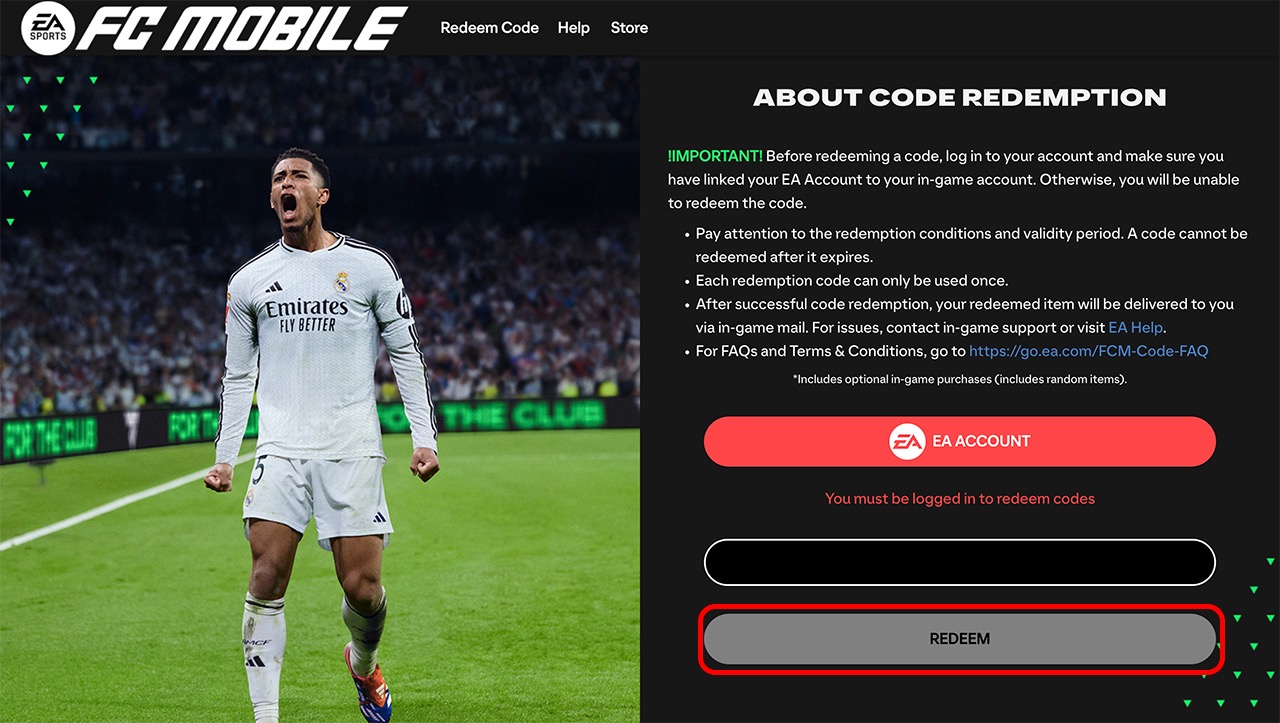 code fc mobile