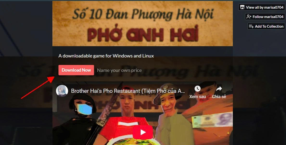 tải tiệm phở của anh hai