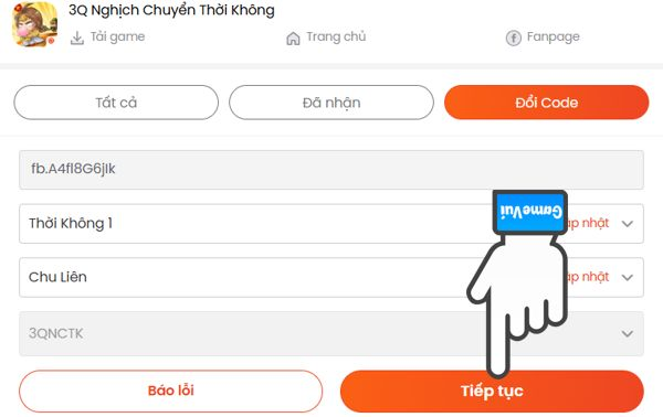 3q nghịch chuyển thời không codes