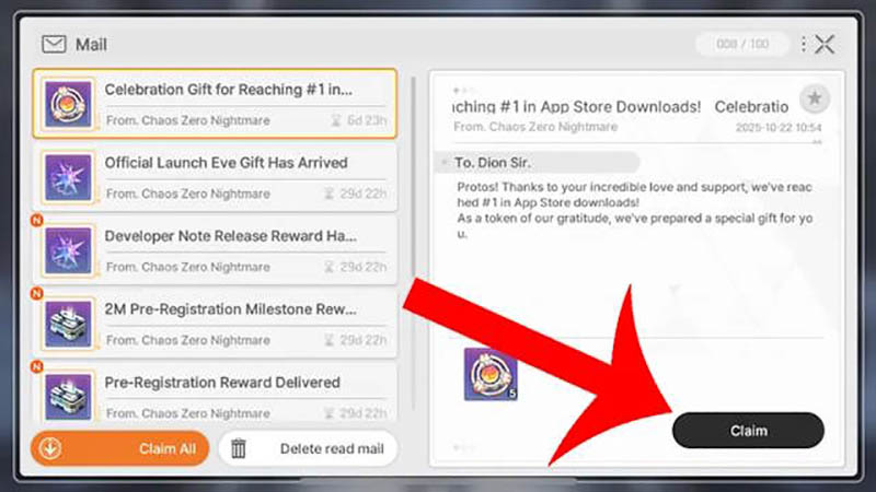chaos zero nightmare coupon code