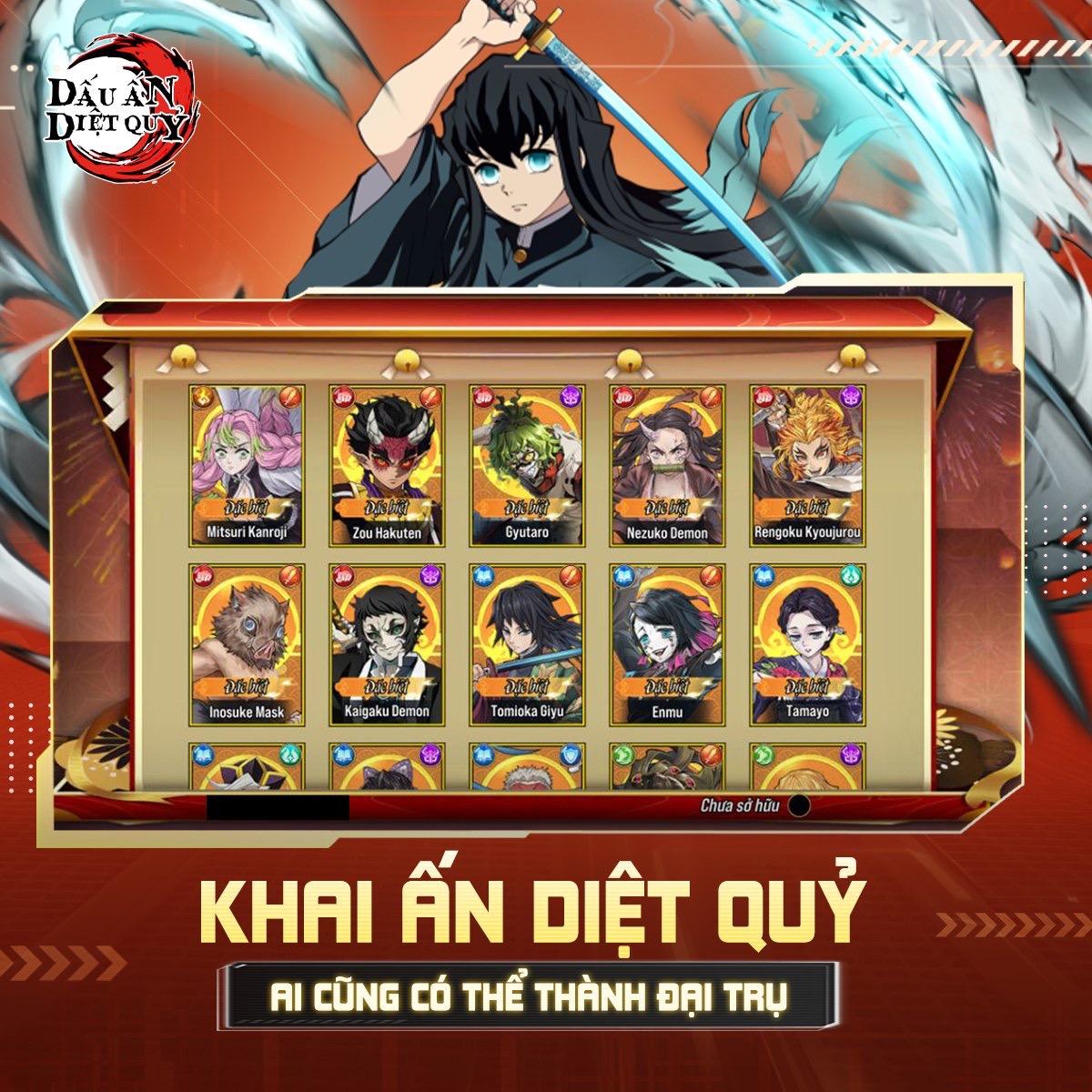 dấu ấn diệt quỷ codes