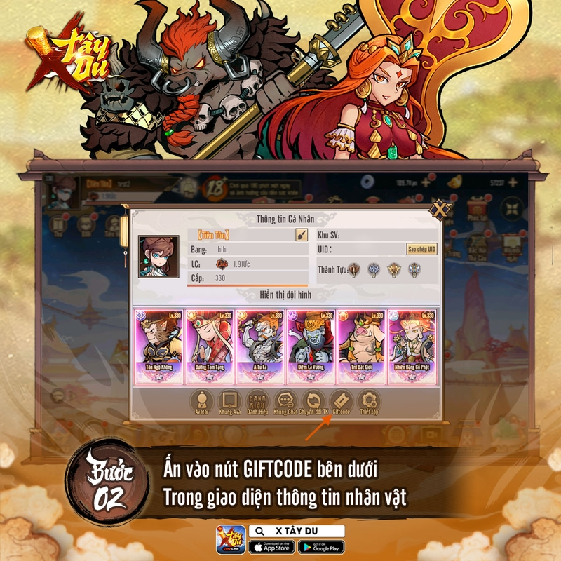 gift-code-x-tay-du gift code x tây du