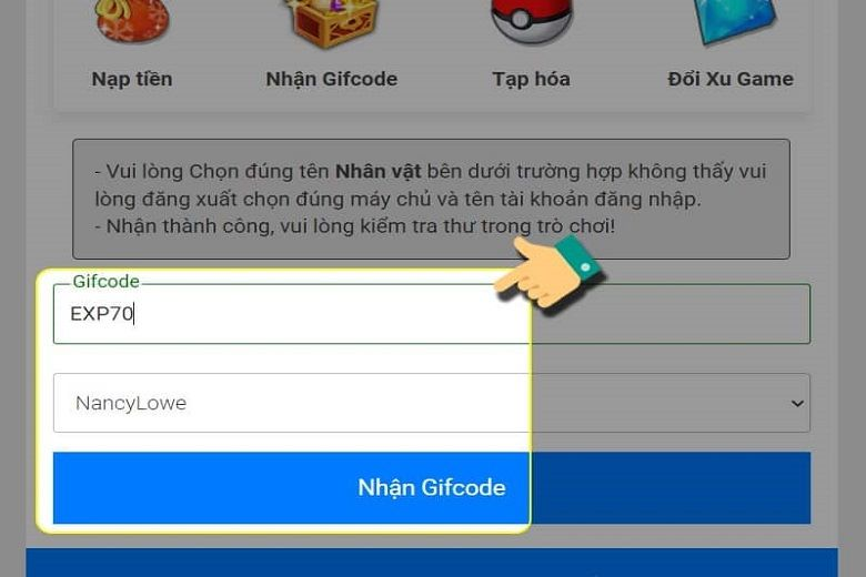 poke loạn chiến codes