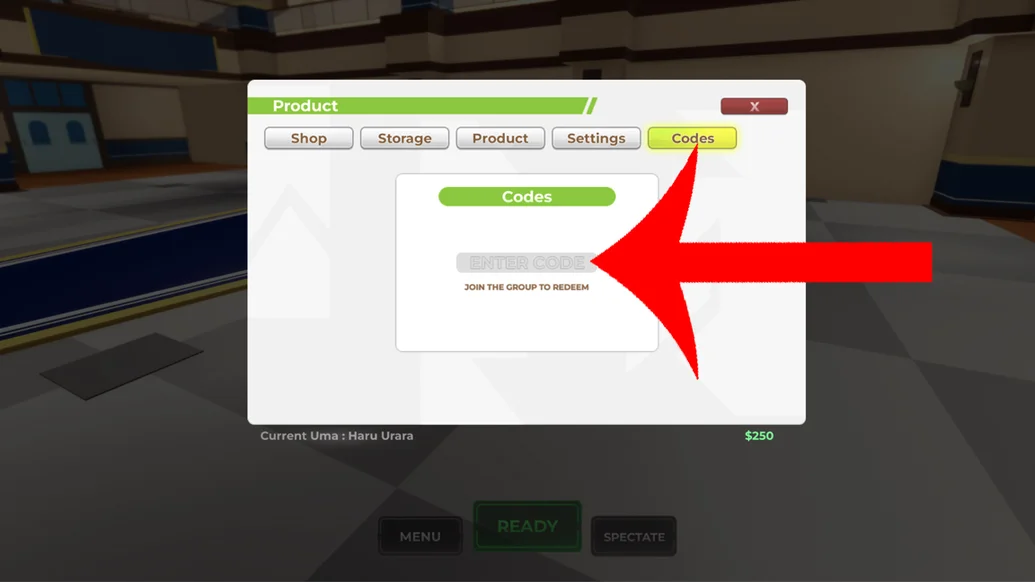 code uma racing update