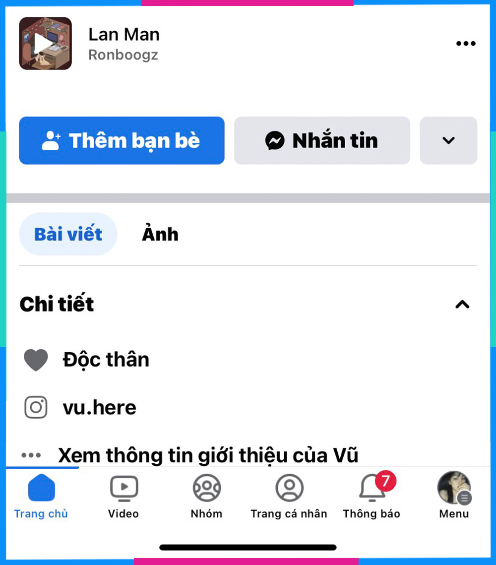 Kết bạn Facebook trên điện thoại