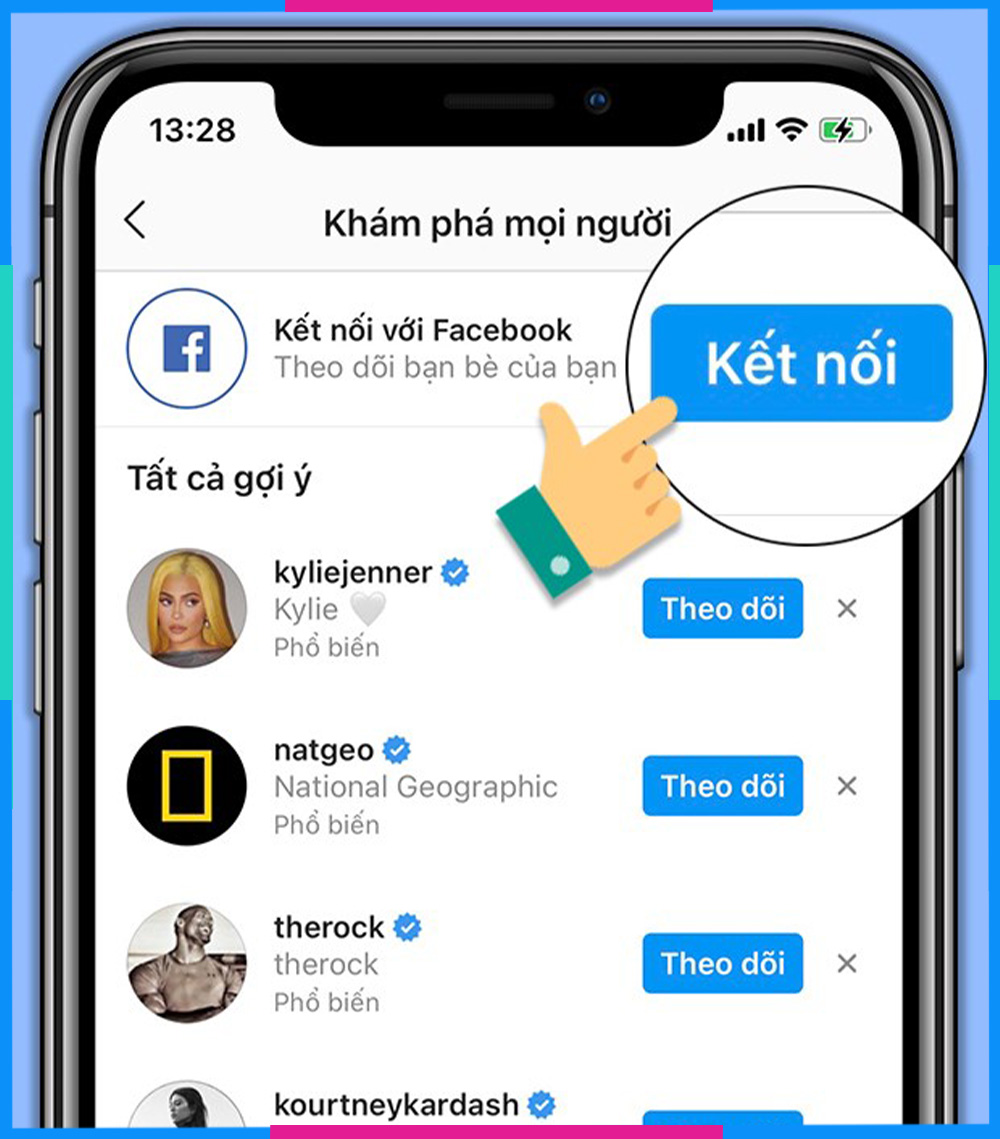 Kết nối Instagram với Facebook B4