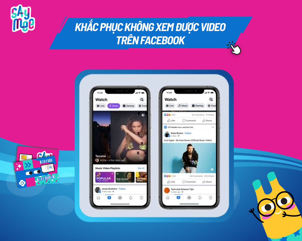 Khắc phục không xem được Video trên Facebook