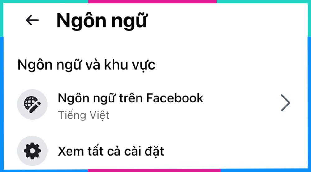 Cách khóa bảo vệ trang cá nhân bằng cách đổi ngôn ngữ B2