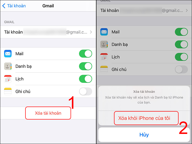 Không đăng nhập được Gmail trên iPhone, Android Bước 3