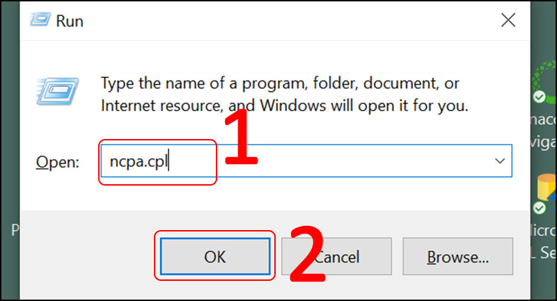 Không đăng nhập được Gmail trên máy tính do gặp lỗi DNS Bước 1