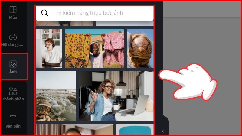 Làm poster trên Canva trên máy tính bước 3.2
