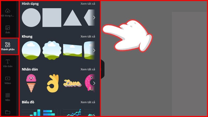 Làm poster trên Canva trên máy tính bước 3.4