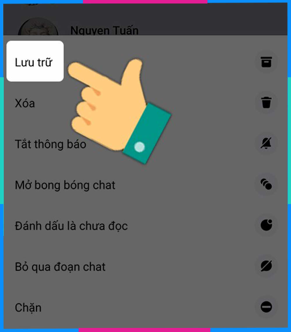 Cách xem tin nhắn lưu trữ trên Messenger và bỏ lưu trữ tin nhắn siêu đơn giản