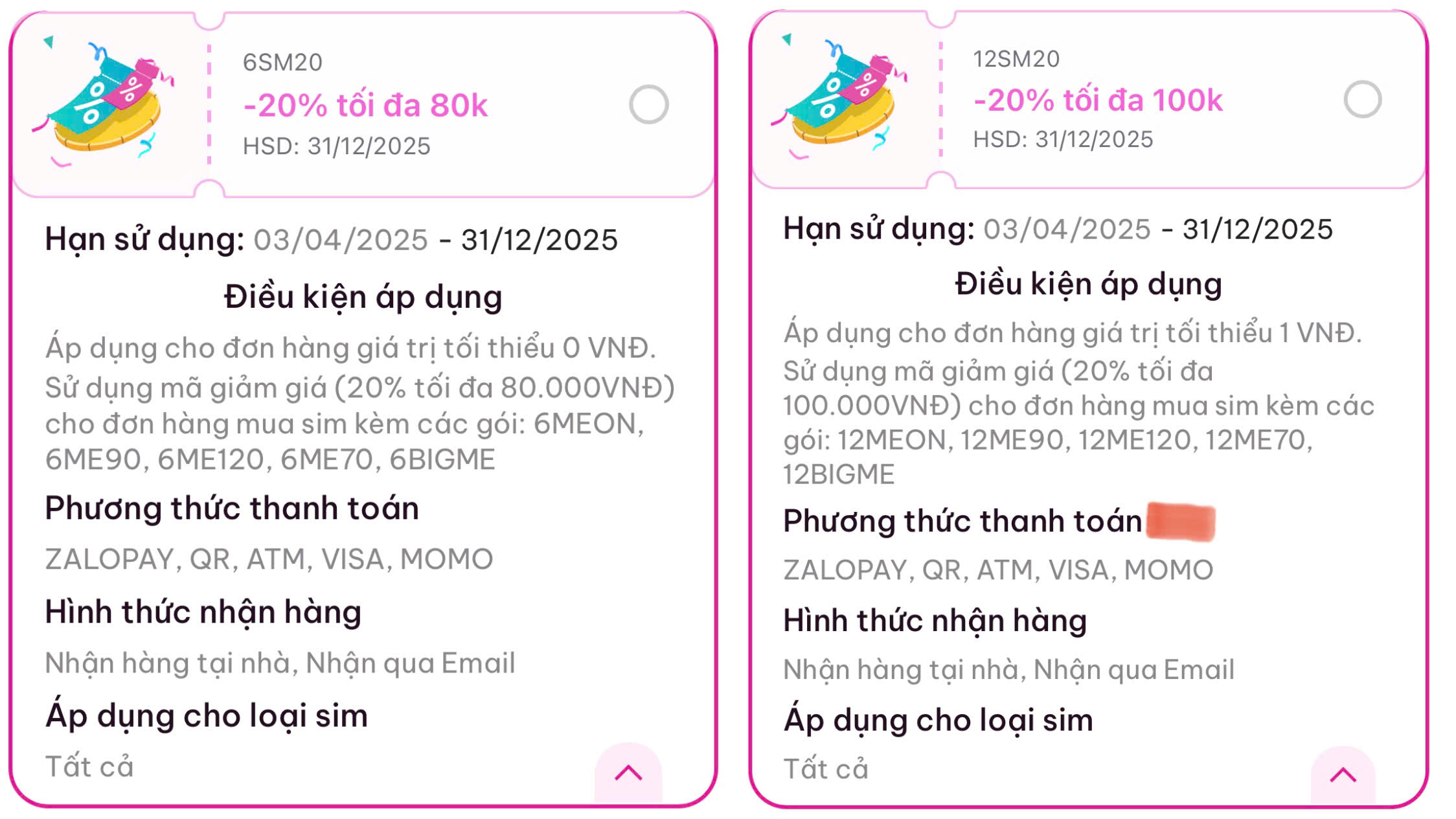 mã giảm giá 1