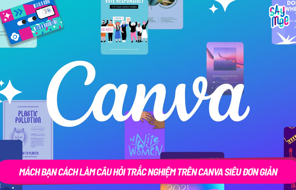 Mách bạn cách làm câu hỏi trắc nghiệm trên Canva siêu đơn giản
