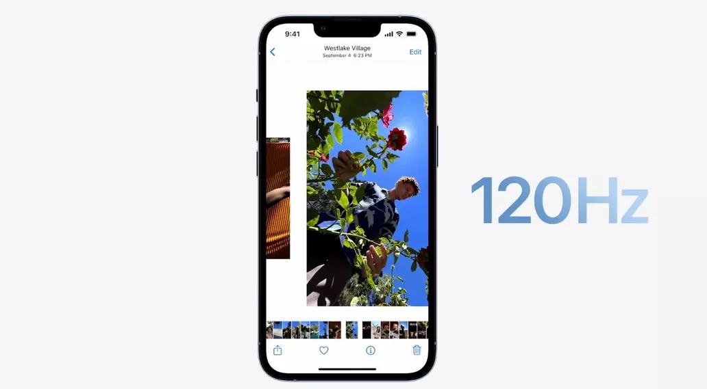 Màn hình 120Hz và độ sáng 3000 nits